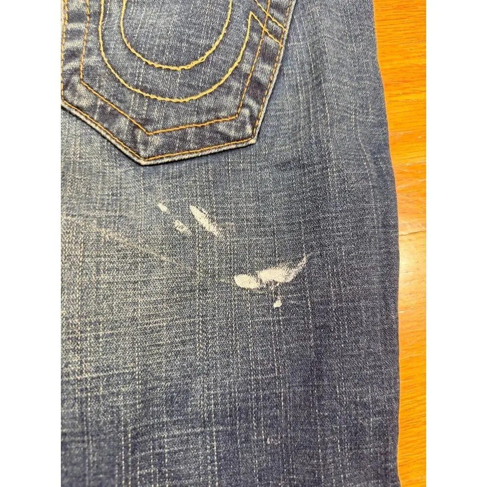 True Religion Brand Jeans Men’s Size 28 Made in USA Dark Wash Horseshoe Denim Y2